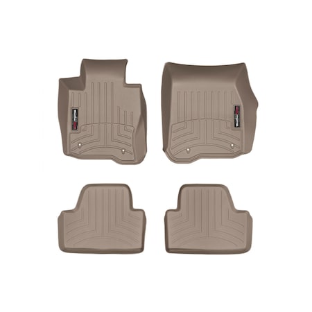 Weathertech Front and Rear Floorliners, 455701-455603 455701-455603